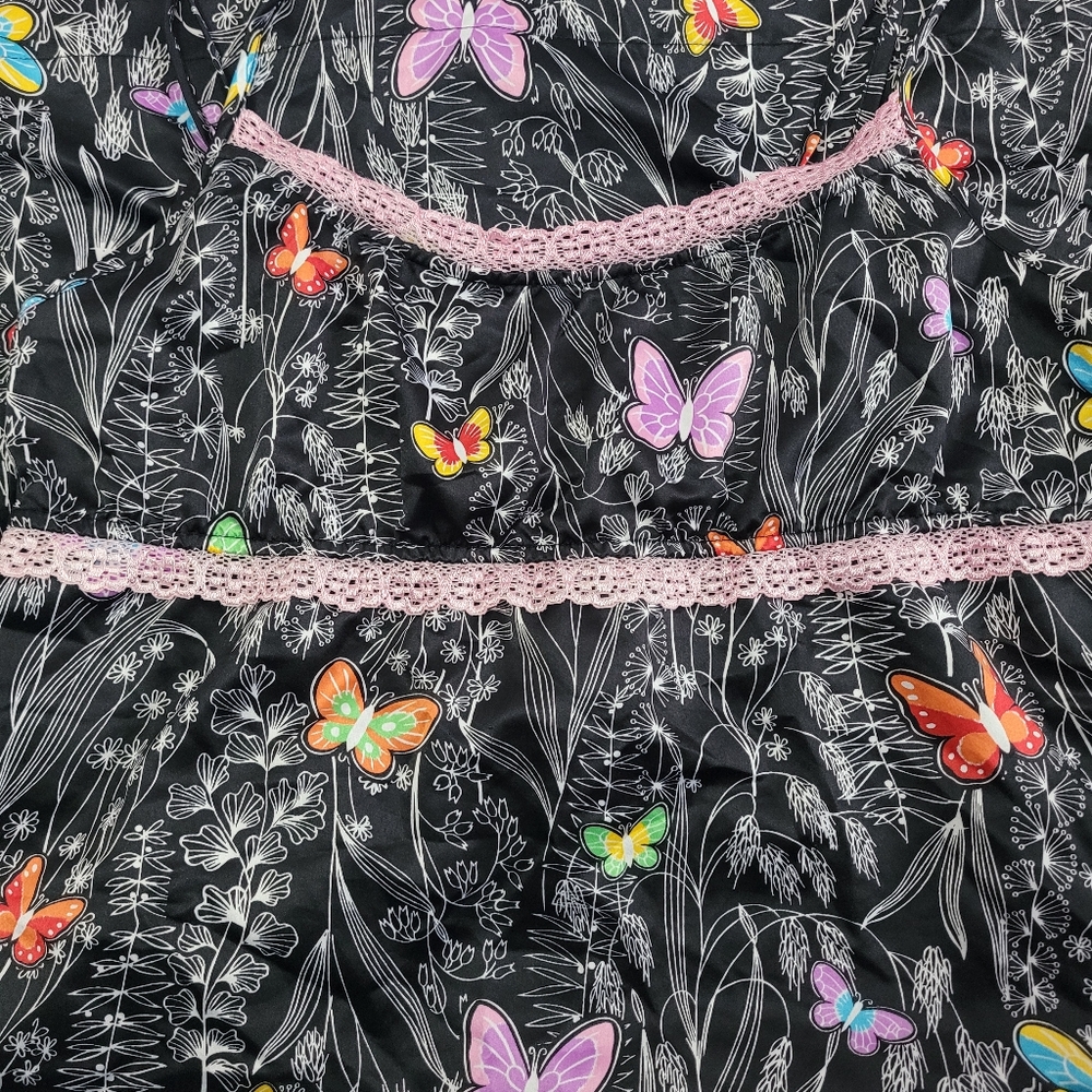 Floral Butterfly Slip Dress - Picture 3 of 9